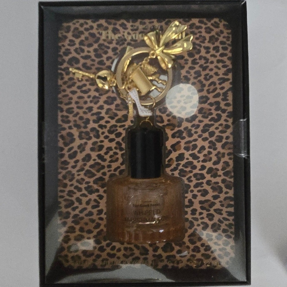 The Good Scent Fragrance Heel Purse Gold New Whipped Marshmallow Keychain Charm